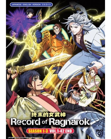 ENG DUB * RECORD OF RAGNAROK SEASON 1-3 VOL.1-42 END